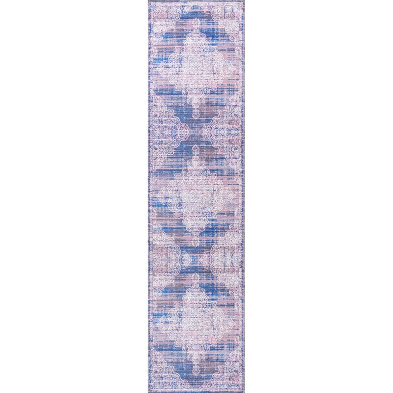 Regis Bohemian Medallion Washable Area Rug