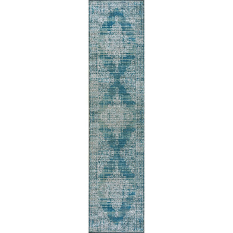 Regis Bohemian Medallion Washable Area Rug