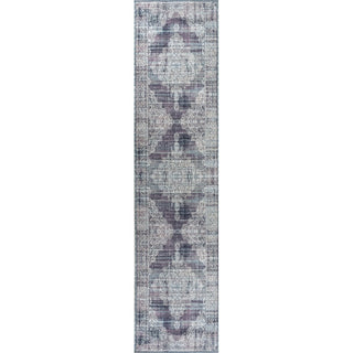 Regis Bohemian Medallion Washable Area Rug