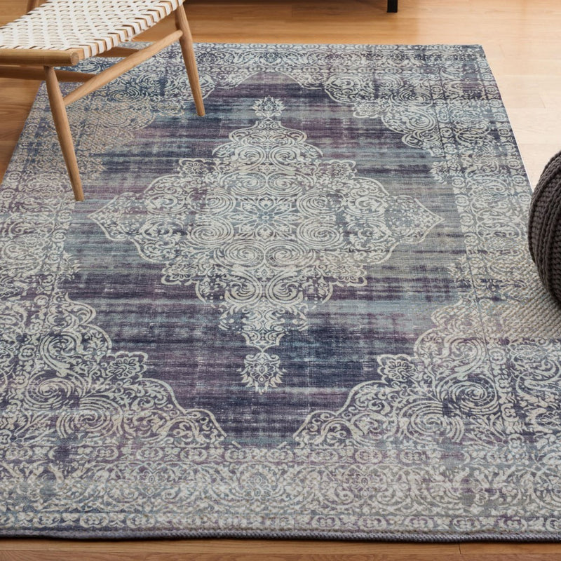 Regis Bohemian Medallion Washable Area Rug