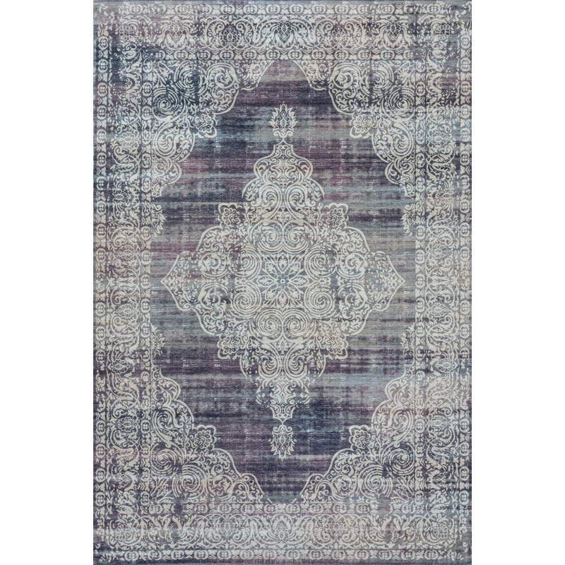 Regis Bohemian Medallion Washable Area Rug