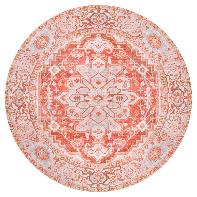 Asa Ornate Medallion Washable Area Rug