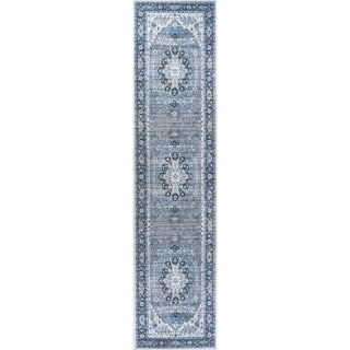 Asa Ornate Medallion Washable Area Rug