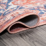 Maris Ornate Medallion Washable Area Rug