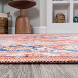Maris Ornate Medallion Washable Area Rug