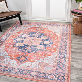Maris Ornate Medallion Washable Area Rug