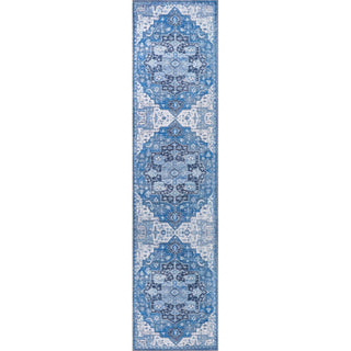 Maris Ornate Medallion Washable Area Rug