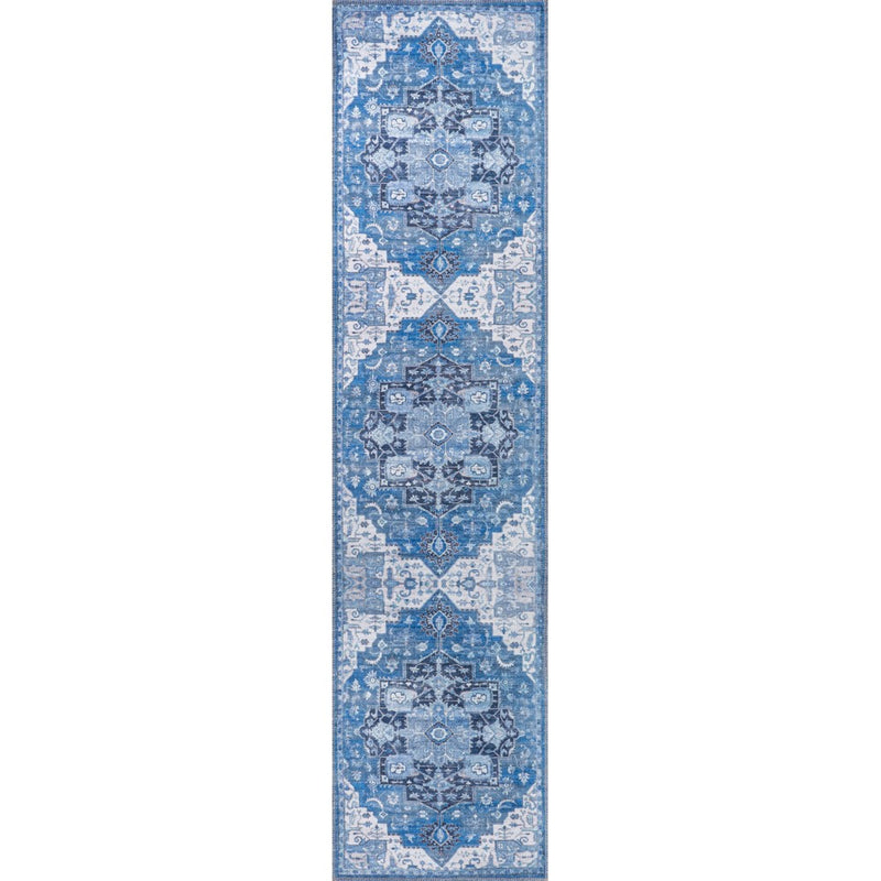 Maris Ornate Medallion Washable Area Rug