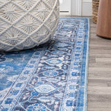 Maris Ornate Medallion Washable Area Rug