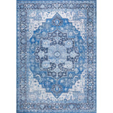 Maris Ornate Medallion Washable Area Rug
