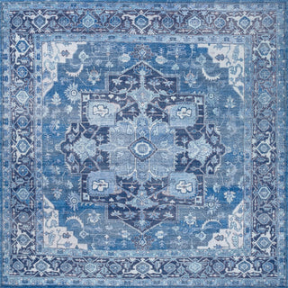 Maris Ornate Medallion Washable Area Rug
