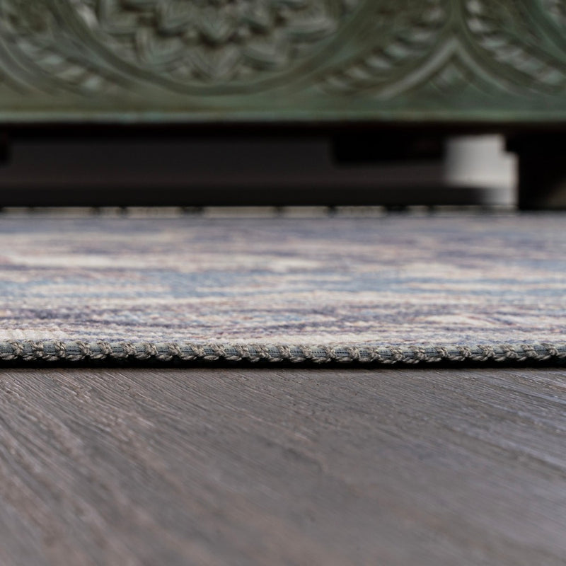Maris Ornate Medallion Washable Area Rug