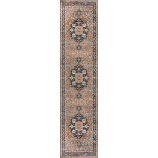 Maris Ornate Medallion Washable Area Rug