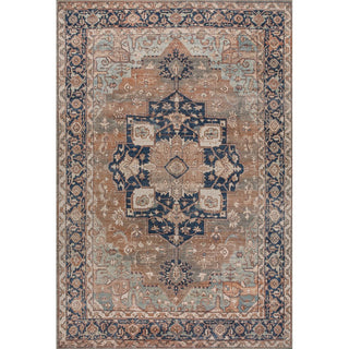 Maris Ornate Medallion Washable Area Rug