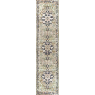 Maris Ornate Medallion Washable Area Rug