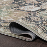 Maris Ornate Medallion Washable Area Rug