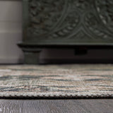 Maris Ornate Medallion Washable Area Rug