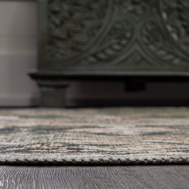 Maris Ornate Medallion Washable Area Rug