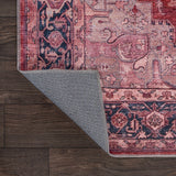 Maris Ornate Medallion Washable Area Rug