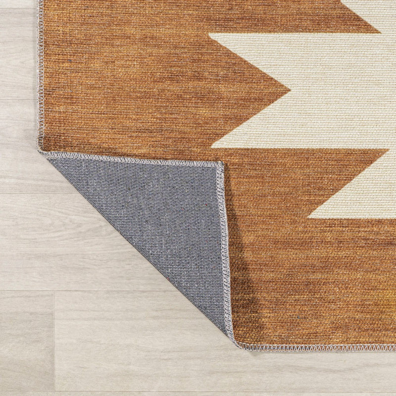Chayton Minimalist Geometric Machine-washable Area Rug