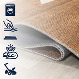 Chayton Minimalist Geometric Machine-washable Area Rug