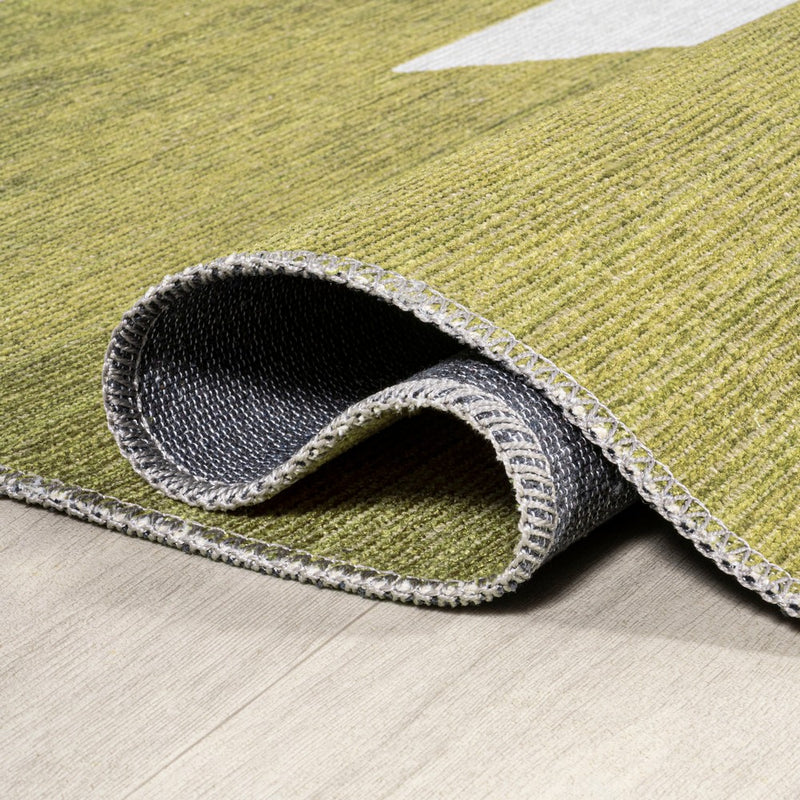 Chayton Minimalist Geometric Machine-washable Area Rug