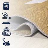 Chayton Minimalist Geometric Machine-washable Area Rug