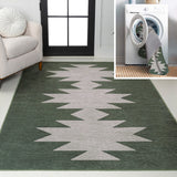 Chayton Minimalist Geometric Machine-washable Area Rug