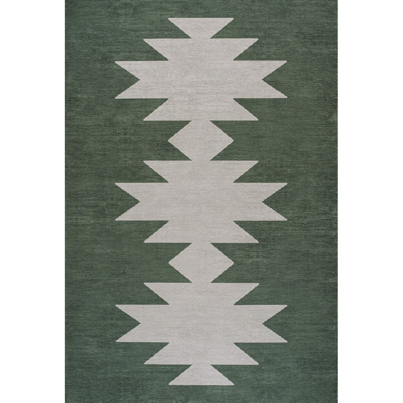 Chayton Minimalist Geometric Machine-washable Area Rug