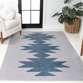 Chayton Minimalist Geometric Machine-washable Area Rug