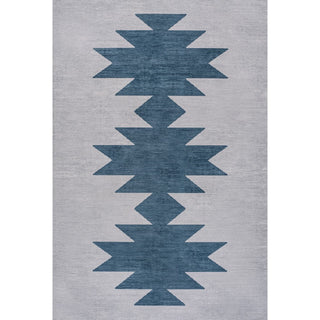 Chayton Minimalist Geometric Machine-washable Area Rug