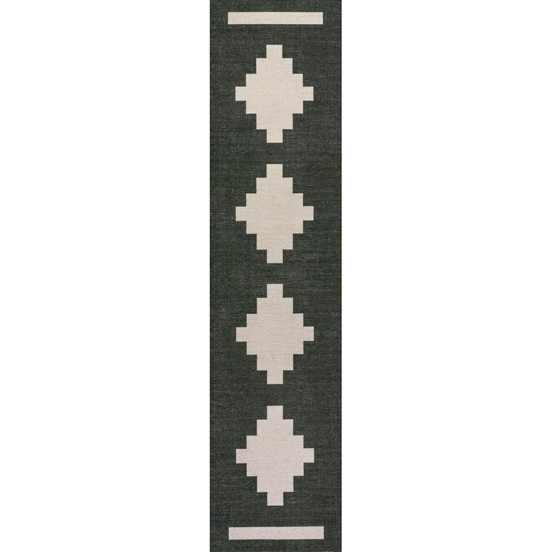 Adriel Geometric Tribal Medallion Machine-washable Area Rug