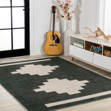 Adriel Geometric Tribal Medallion Machine-washable Area Rug