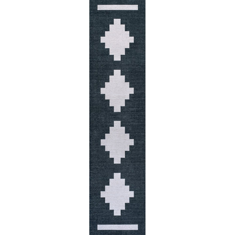 Adriel Geometric Tribal Medallion Machine-washable Area Rug
