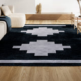 Adriel Geometric Tribal Medallion Machine-washable Area Rug