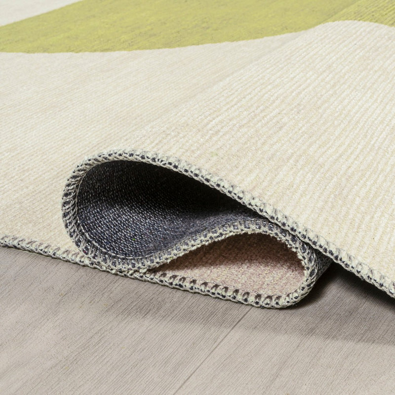 Luola Minimalist Geometric Machine-washable Area Rug