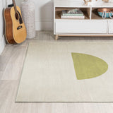 Luola Minimalist Geometric Machine-washable Area Rug
