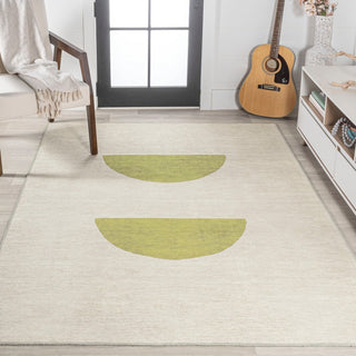 Luola Minimalist Geometric Machine-washable Area Rug