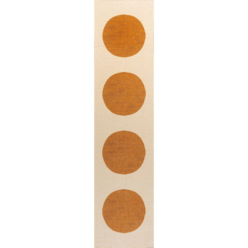 Cirkel Minimalist Geometric Dot Machine-washable Area Rug