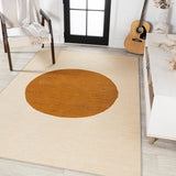 Cirkel Minimalist Geometric Dot Machine-washable Area Rug