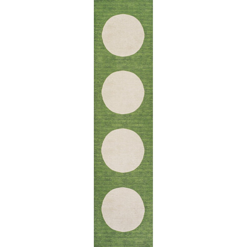 Cirkel Minimalist Geometric Dot Machine-washable Area Rug