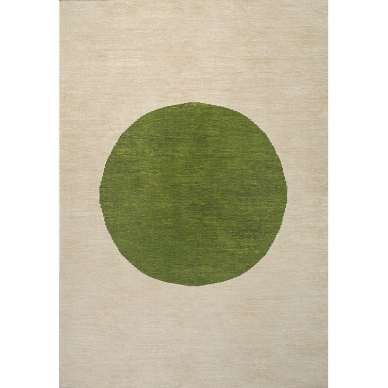 Cirkel Minimalist Geometric Dot Machine-washable Area Rug