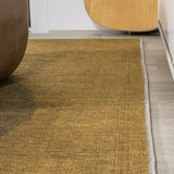 Demie Minimalist Graphic Circle Machine-washable Area Rug