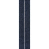 Linja Solid Centre Stripe Machine-washable Area Rug