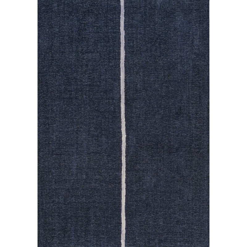 Linja Solid Centre Stripe Machine-washable Area Rug