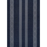 Nautisk Trellis Stripe Machine-washable Area Rug