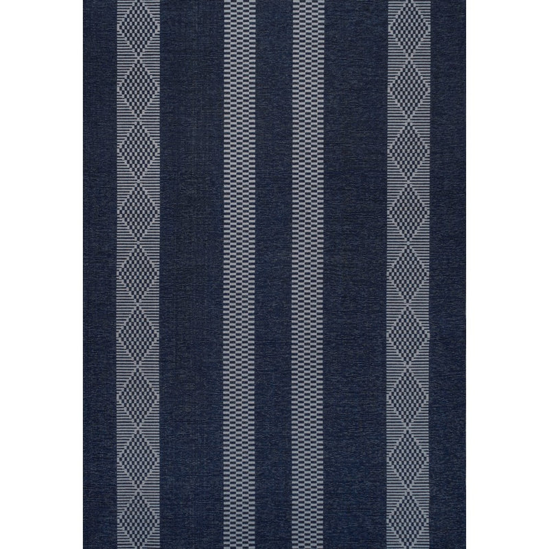 Nautisk Trellis Stripe Machine-washable Area Rug