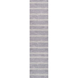 Bande Distressed Ticking Stripe Machine-washable Area Rug