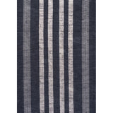 Vichy Geometric Striped Machine-washable Area Rug