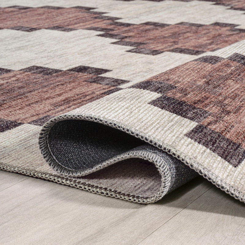 Timantii Modern Trellis Kilim Area Rug